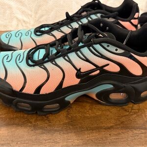 Nike Air Max Plus Pink and Blue Gradient Shoes